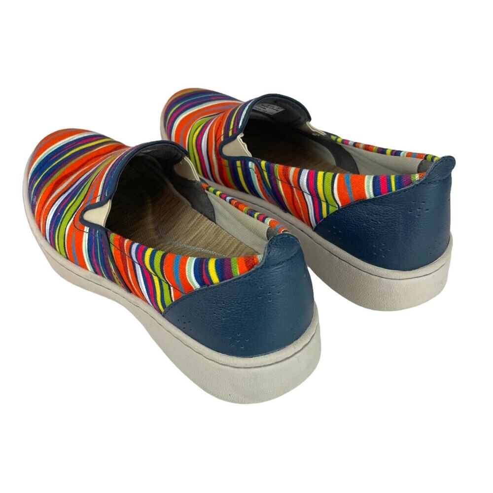 Dansko Belle Multi Stripe Canvas Loafers. Size 37 (6.5-7) - Picture 5 of 6